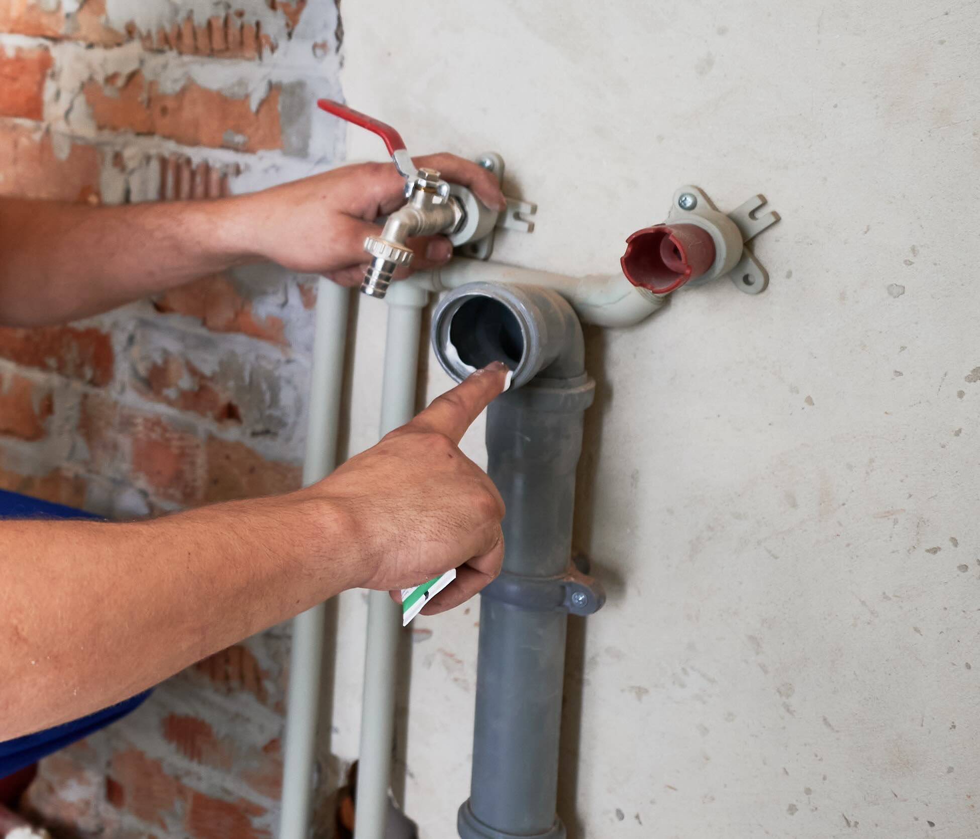 Photo of a plumbing inspection – pipes should be among the many items on a seasonal checklist.